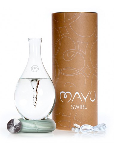 Carafe en verre à vortex - Mayu Carafe en verre à vortex - Mayu