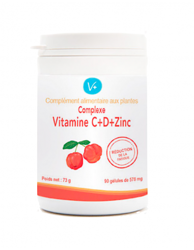 Complexe Vit C + D + Zn + Mg