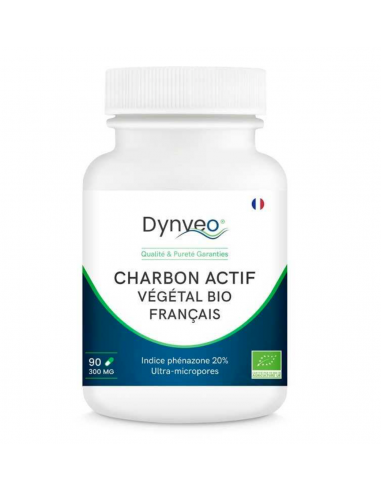 Charbon végétal activé - 90 gélules