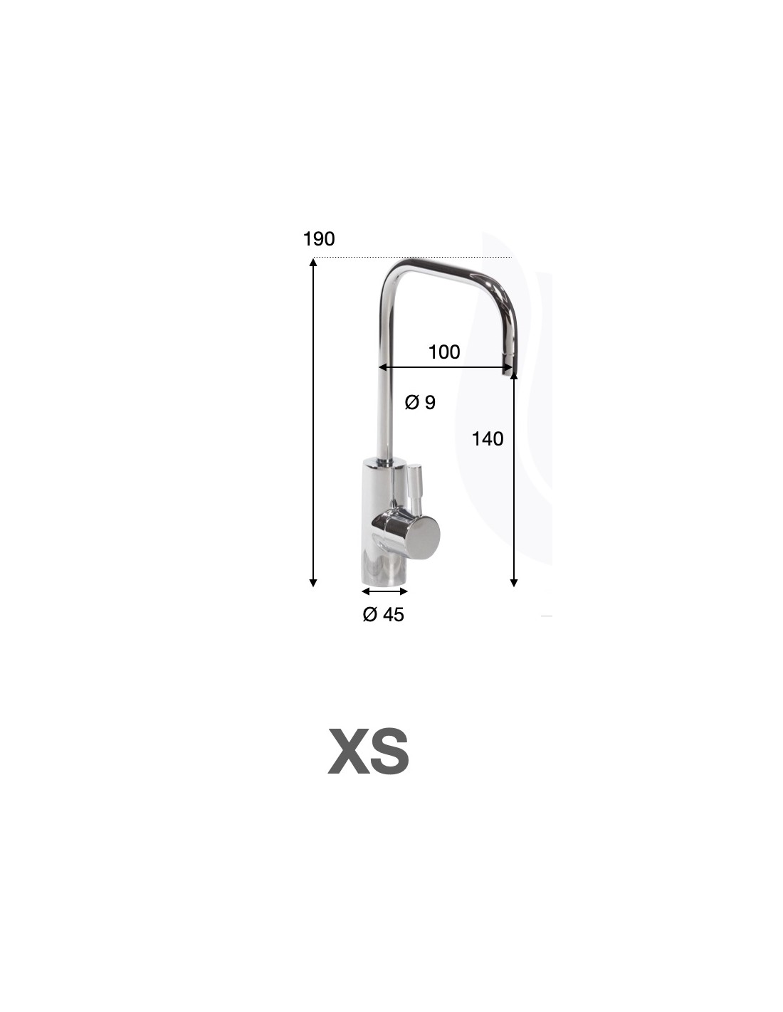 Robinet 1 voie pour osmoseur