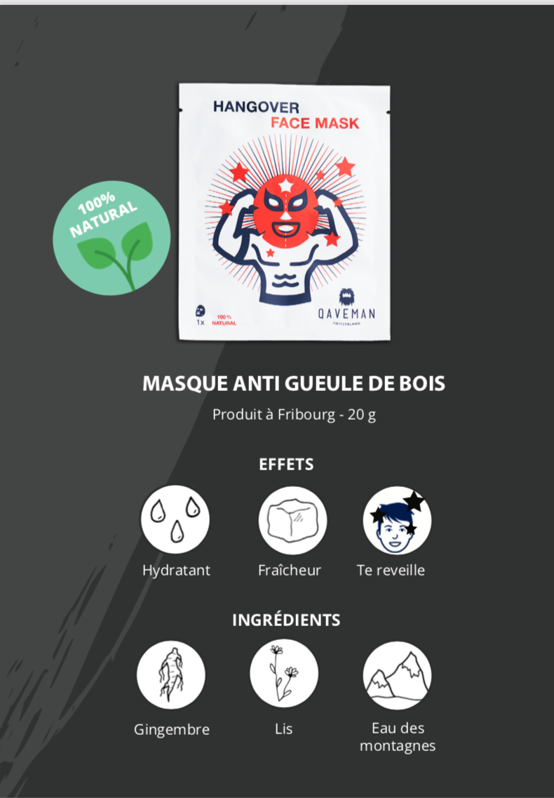 Masque contre la gueule de bois